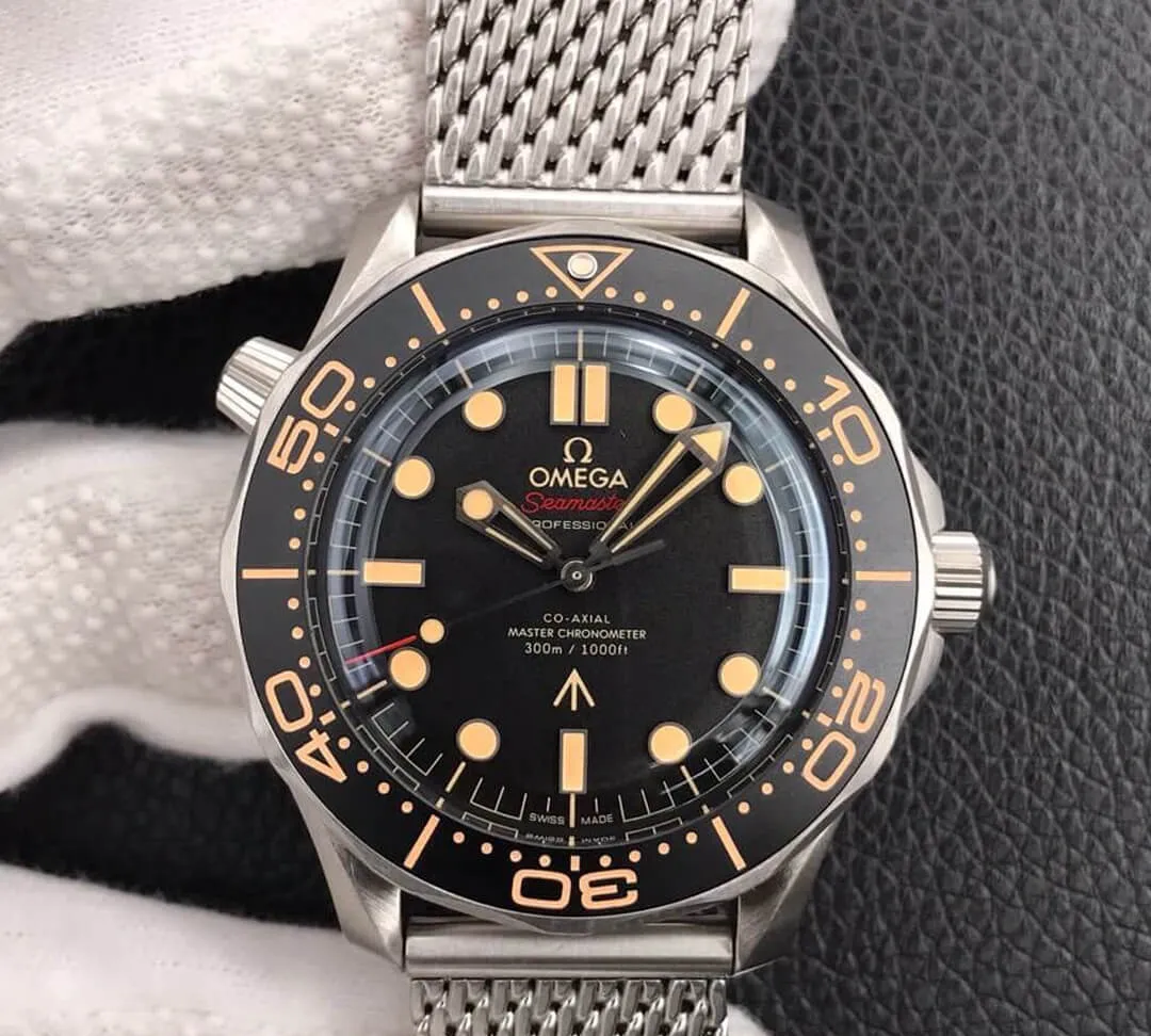 Omega Seamaster 210.90.42.20.01.001 James Bond 007 VS Factory 1:1 Best Edition Replica Watch Black Dial